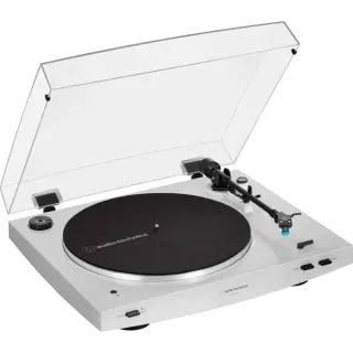 Audio-Technica AT-LP3XBT, Plattenspieler (weiß, Bluetooth, vollautomatisch)