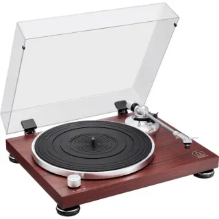 Audio-Technica AT-LPW50BTRW, Plattenspieler (holz, Bluetooth, Phonovorverstärker)