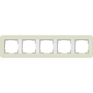 Gira Abdeckrahmen fünffach, Abdeckung (beige, Retail)