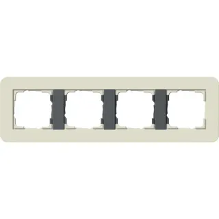 Gira Abdeckrahmen 4fach (beige, Retail)