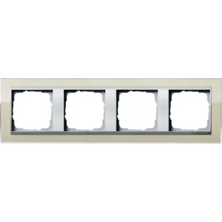 Gira Abdeckrahmen vierfach, Abdeckung (beige, Retail)