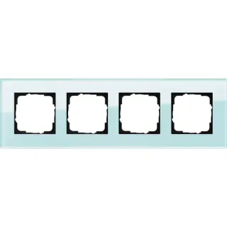 Gira Abdeckrahmen vierfach Glas (mint, Retail)
