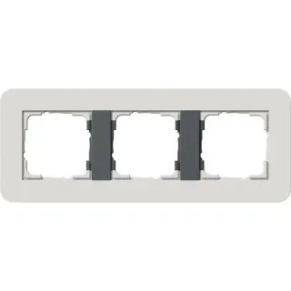 Gira Abdeckrahmen dreifach (grau, Retail)