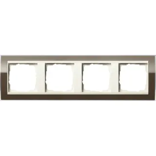 Gira Abdeckrahmen vierfach (braun, Retail)