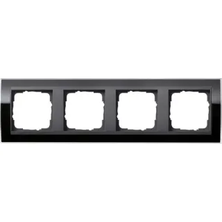Gira Abdeckrahmen vierfach, Abdeckung (schwarz, Retail)