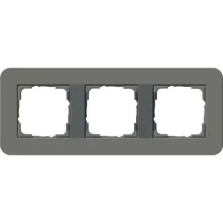 Gira Abdeckrahmen dreifach (grau, Retail)