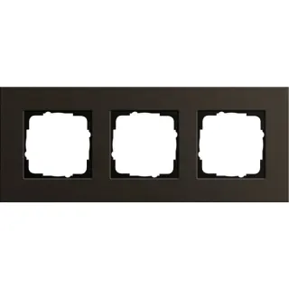 Gira Abdeckrahmen dreifach, Abdeckung (braun, Retail)