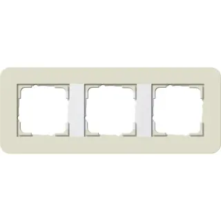 Gira Abdeckrahmen 3fach, Abdeckung (beige, Retail)