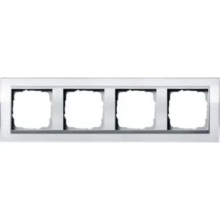 Gira Abdeckrahmen vierfach (weiß, Retail)
