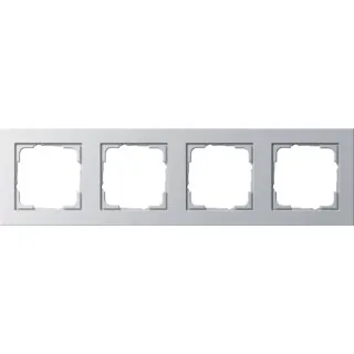 Gira Abdeckrahmen vierfach (aluminium, Retail)