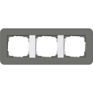 Gira Abdeckrahmen dreifach, Abdeckung (grau, Retail)