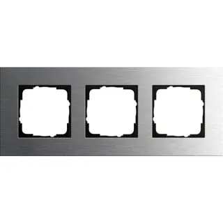 Gira Abdeckrahmen dreifach (edelstahl, Retail)