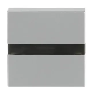 0 Komfortschalter mit Orientierungslicht, Bewegungsmelder (aluminium, Retail)