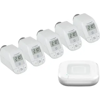 Homematic IP Starter Bundle Heizen Basic für 5 Heizkörper, Set