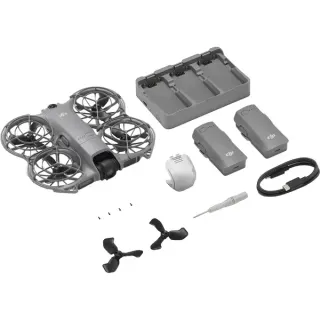 DJI Neo 2 Fly More Combo, Drohne (grau, 12 Megapixel, 2-Achsen-Gimbal, inkl. 3 Akkus und Ladegerät)