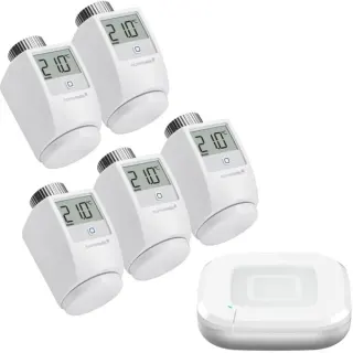 Homematic IP Starter Bundle Heizen für 5 Heizkörper, Set