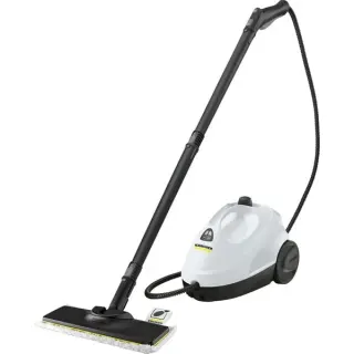 Kärcher SC 2 EasyFix, Dampfreiniger (weiß/schwarz, 1.500 Watt, mit Bodenreinigungsset EasyFix)