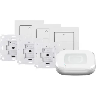 Homematic IP Starter Set Rollladensteuerung für 3 Rollläden, Steuermodul (für alle gängigen Rohrmotoren)