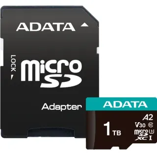 ADATA Premier Pro 1 TB microSDXC, Speicherkarte (UHS-I U3, Class 10, V30, A2)