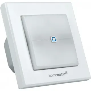 Homematic IP Schaltaktor für Markenschalter (HmIP-BSL), Taster (weiß, mit Signalleuchte)