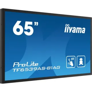 iiyama ProLite TF6539AS-B1AG, Public Display (schwarz (matt), UltraHD/4K, IPS, Touchscreen)