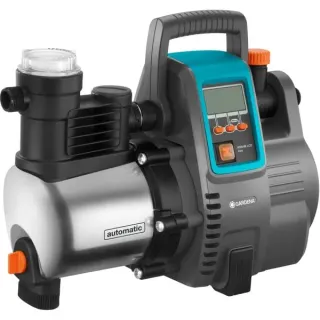 GARDENA Hauswasserautomat Premium 6000/6 LCD Inox, Pumpe (inox/schwarz)