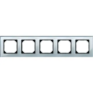 Merten Rahmen Glas 5-fach waagerecht und senkrecht montierbar (Retail)