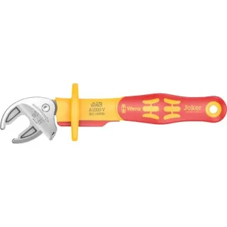 Wera Joker 6004 S VDE, SW 10-13, Schraubenschlüssel (rot/gelb, selbstjustierender Maulschlüssel)