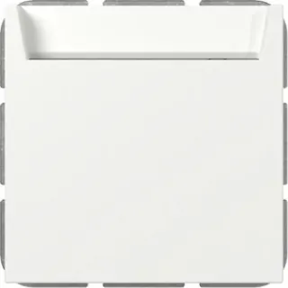Gira Hotel-Card Schalter mit Neutralleiterklemme, Schließer, einpolig, Taster (weiß, Retail)