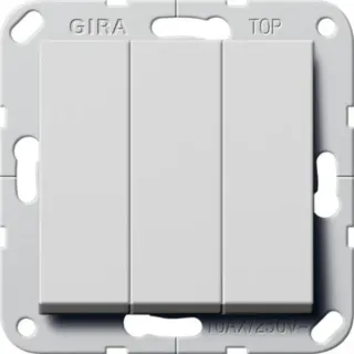 Gira Wipptaster dreifach (grau, Retail)