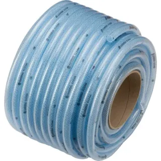 GARDENA Transparent-Schlauch mit Gewebe 8 x 3mm (transparent, 50 Meter)
