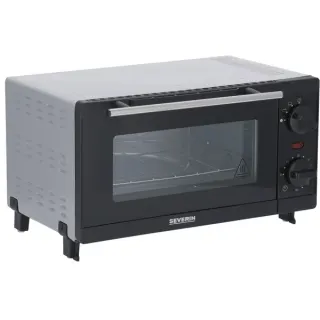 Severin Toastofen TO 2052, Mini-Backofen (schwarz/silber)