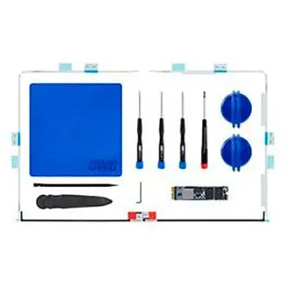 OWC Aura Pro X2 Gen4 2 TB, SSD (PCIe 4.0 x4, NVMe 1.4, Custom Blade, inkl. Upgrade-Kit mit Werkzeug und Kleber)