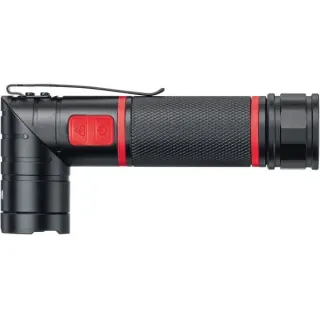 Wiha Multi-Taschenlampe (schwarz/rot, mit LED-Licht, Laser und UV-Licht)