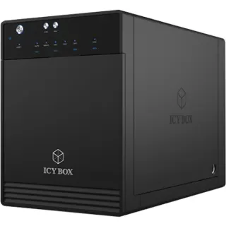 ICY BOX IB-3740-C31, Laufwerksgehäuse (schwarz)