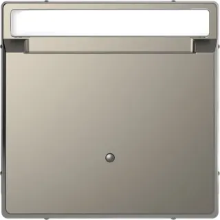 Merten Card Schalter mit Beleuchtung und separatem Meldekontakt System Design (grau, Retail)