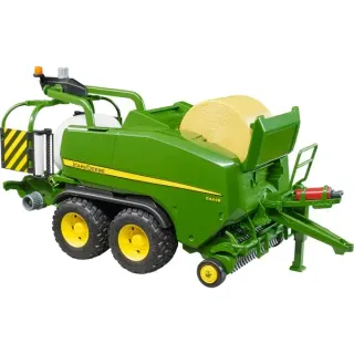 bruder 02032 John Deere Rundballen - Presswicke, Modellfahrzeug (grün)