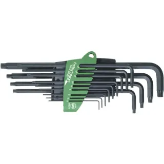 Wiha Stiftschlüssel-Set im ProStar Halter, Sechsrund, Schraubendreher (schwarz, 13-teilig)
