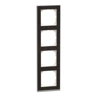 Merten Decor-Rahmen vierfach (wenge, Retail)