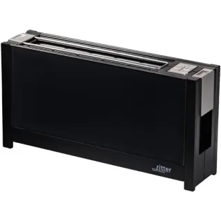 ritter Langschlitz-Toaster volcano 5 (schwarz, 950 Watt, für 2 Scheiben Toast)