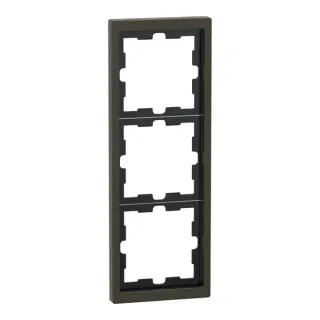 Merten Rahmen 3-fach Moccametallic (bronze, Retail)