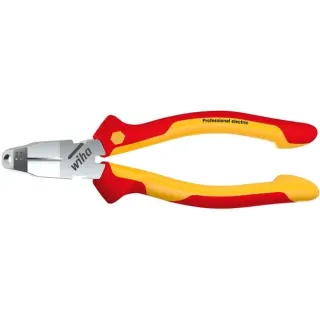 Wiha Installationszange TriCut Professional electric, Abisolier-Zange (rot/gelb)