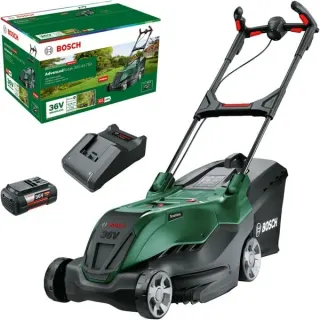 Bosch Heimwerken & Garten Akku-Rasenmäher AdvancedRotak 36V-44-750, 36Volt (grün/schwarz, Li-Ionen Akku 4,0Ah, POWER FOR ALL)
