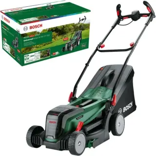 Bosch Heimwerken & Garten Akku-Rasenmäher UniversalRotak 2x18V-37-550 Solo, 36Volt (2x18V) (grün/schwarz, ohne Akku und Ladegerät, POWER FOR ALL ALLIANCE)