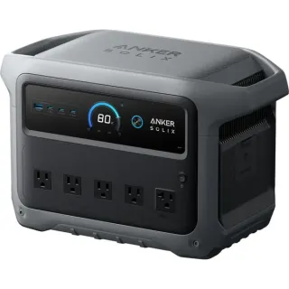 Anker SOLIX C1000 Gen 2 Powerstation, 1024Wh/2000W, Powerbank (grau/schwarz, 2.000 Watt, 2.400 Watt)