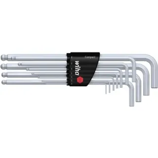 Wiha Stiftschlüssel-Set im Compact Halter, Schraubendreher (12-teilig)
