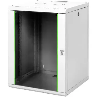 Digitus 483-mm-Wandschrank, 16 HE, IT-Schrank (grau, 16 Höheneinheiten)