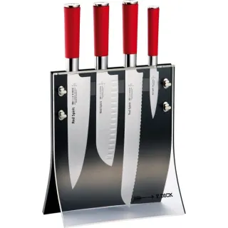 DICK Red Spirit Messerblock 4Knives (rot/schwarz, 4-teilig)