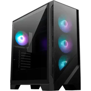MSI MAG FORGE 320R AIRFLOW , Tower-Gehäuse (schwarz, Tempered Glass)