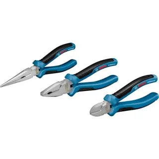 Bosch Professional Zangen-Set Professional, 3-teilig (blau/schwarz)